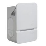 Borne de recharge HAGER Witty Premium 7,4kW ou 22kW - avec options RFID et modules de charge - Compatible Linky