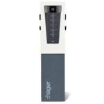 HAGER - Borne de recharge publique double Witty park - 2x22 kW - avec 2 prises type E - Image 4