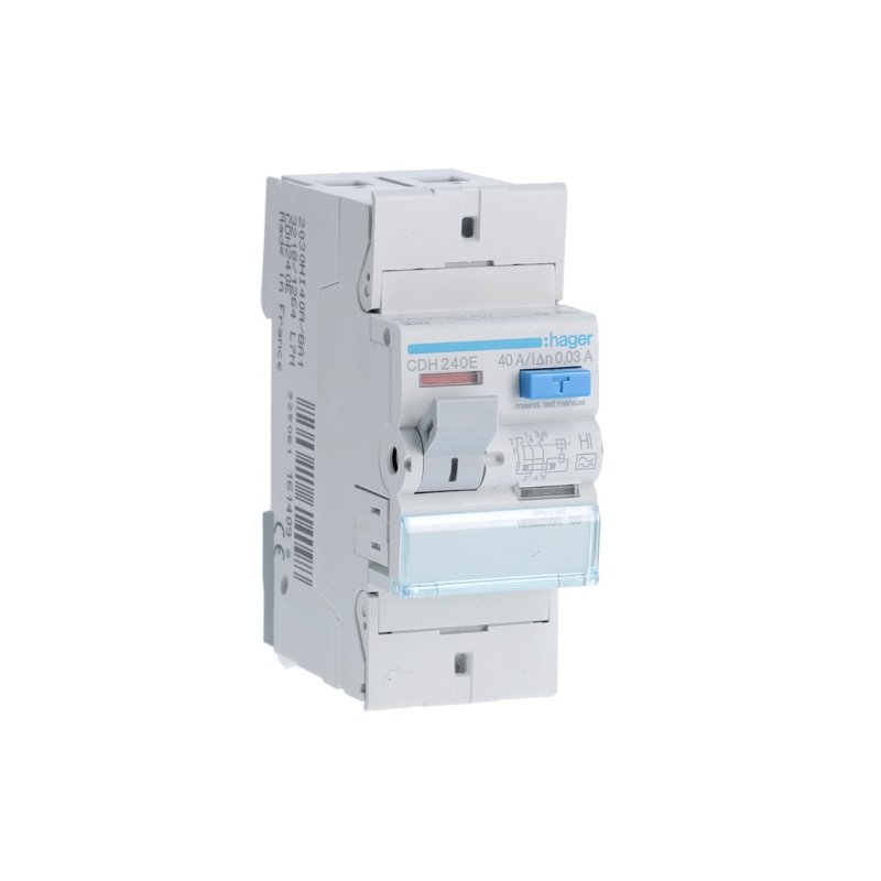 hager-cdh240e-interrupteur-differentiel-40a-type-a-hi-2p-30ma HAGER CDH240E - Interrupteur différentiel 40A - Type A Hi - 2P - 30mA - Image 1