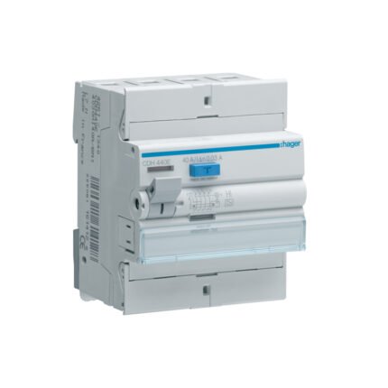 HAGER CDH440E - Interrupteur différentiel 40A - Type A - 4P - 30mA