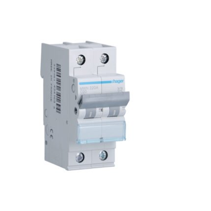 HAGER MWN220A - Disjoncteur 20A - 2P - Courbe C - PdC 3kA