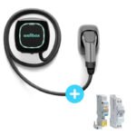 Pack Borne de recharge WALLBOX Pulsar Plus - câble attaché 5m Type 2 - 1,4 à 7,4kW - monophasé - Bluetooth - Wifi - Image 2